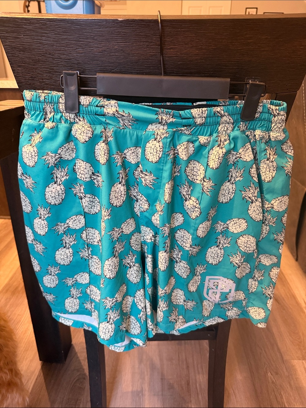 Born Primitive Teal Pineapple Athletic Shorts